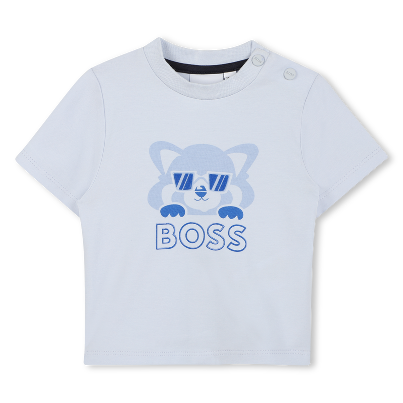 T-shirt met print en short BOSS 
                        BOY