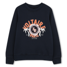 Sweatshirt met ronde hals, BLAUW, hi-res