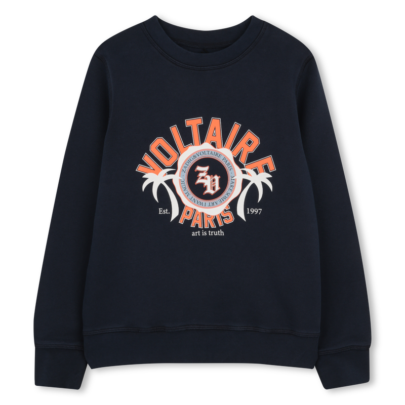 SWEATSHIRT MET RONDE HALS ZADIG & VOLTAIRE 
                        BOY