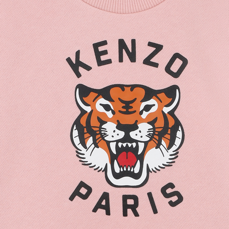 Fleece jurk KENZO KIDS 
                        GIRL