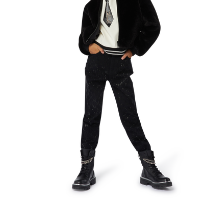 Top met sierstropdas KARL LAGERFELD KIDS GIRL