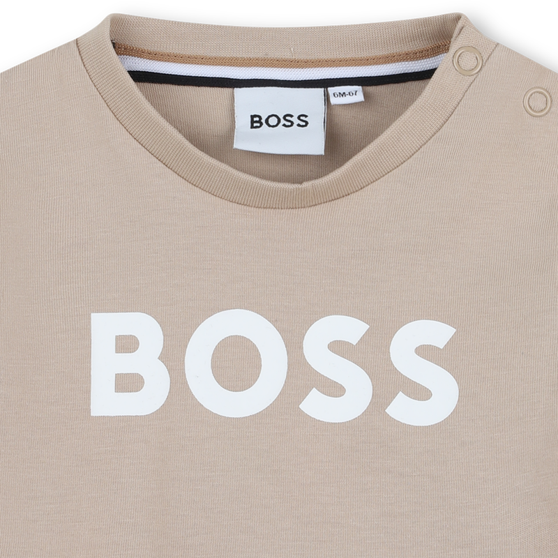 T-shirt met korte mouwen BOSS 
                        BOY