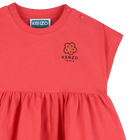 Jurk gerimpeld in de taille KENZO KIDS 
                    GIRL