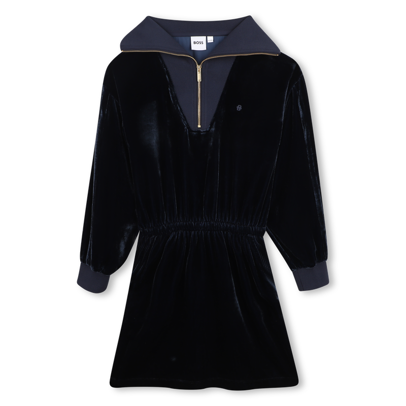 Velours jurk BOSS 
                        GIRL