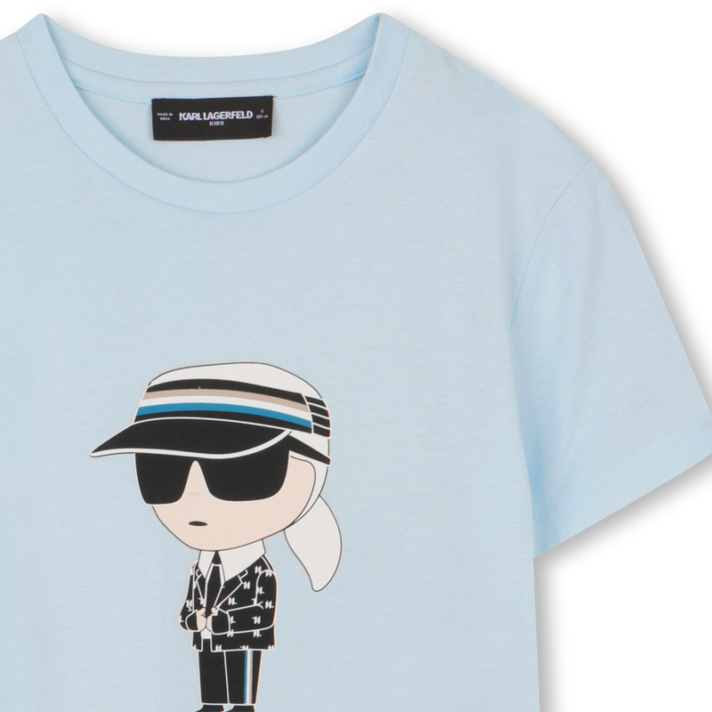 T-SHIRT MET KORTE MOUWEN KARL LAGERFELD KIDS 
                        BOY