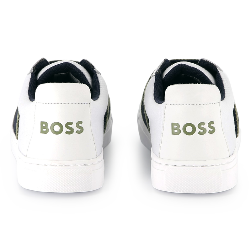 Sneakers van twee materialen BOSS 
                        BOY