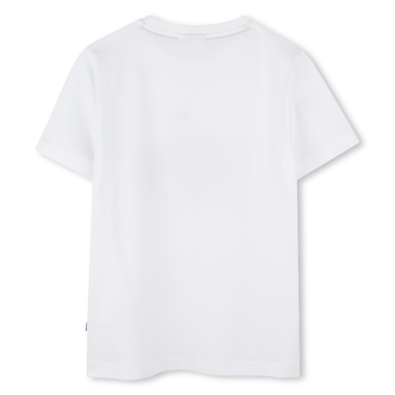 Katoenen T-shirt korte mouwen BOSS 
                        BOY