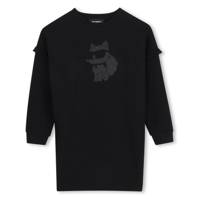 Langarm jurk KARL LAGERFELD KIDS GIRL