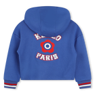 Geborduurde sweater capuchon KENZO KIDS 
                    GIRL