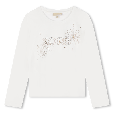 Katoenen T-shirt lange mouwen MICHAEL KORS GIRL