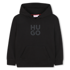 Sweater met capuchon, ZWART, hi-res