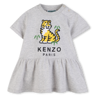 Jurk met drukknoopopening KENZO KIDS 
                    GIRL