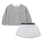 Set sweatshirt en rok KARL LAGERFELD KIDS 
                    GIRL