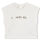 Cardigan, rok en t-shirt set MICHAEL KORS 
                    GIRL