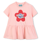 Jurk met korte mouwen KENZO KIDS 
                    GIRL
