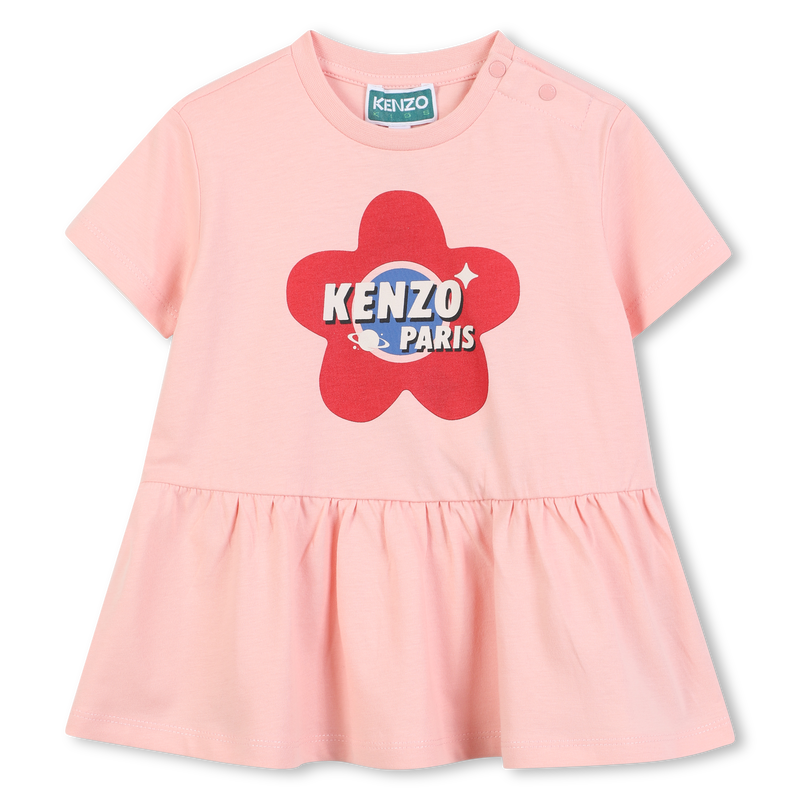 Jurk met korte mouwen KENZO KIDS 
                        GIRL