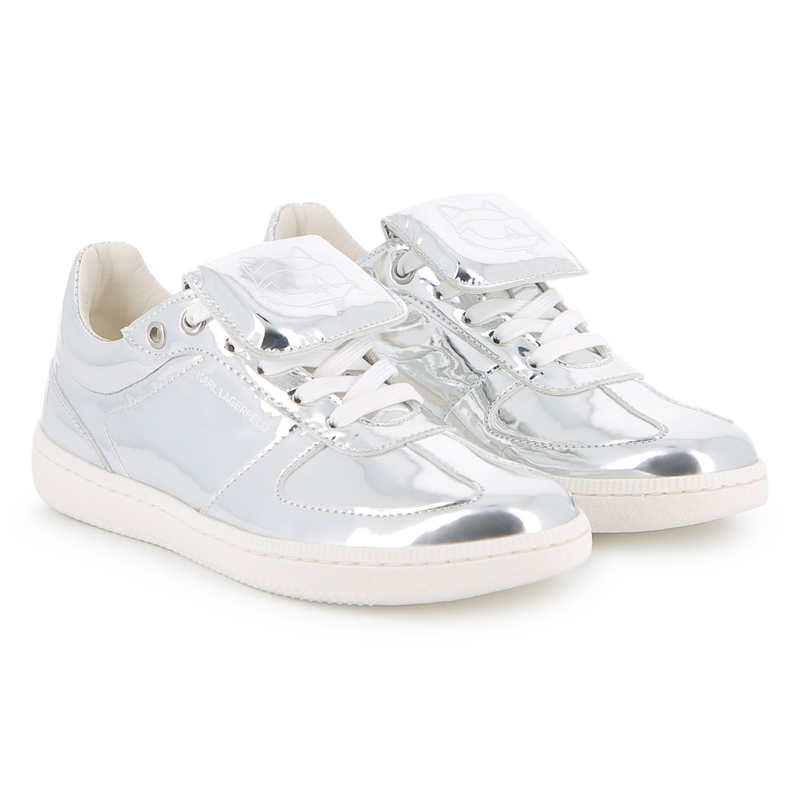 Sneakers met spiegeleffect KARL LAGERFELD KIDS 
                        GIRL