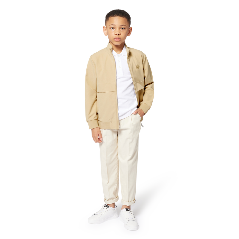 Effen sweatshirt met rits BOSS 
                        BOY