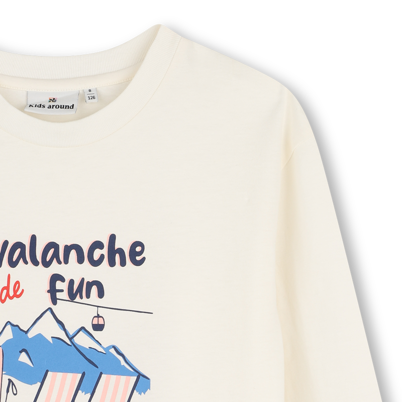 T-shirt met lange mouwen KIDS AROUND 
                        GIRL