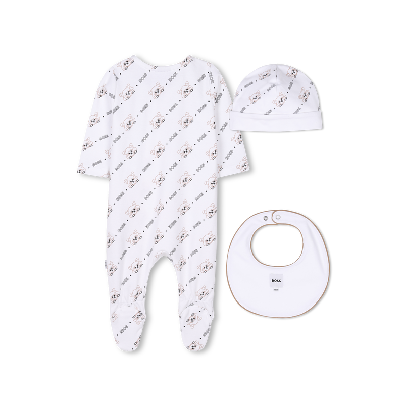 Setje van pyjama en muts BOSS 
                        UNISEX