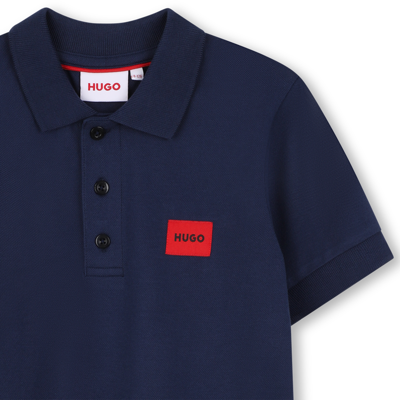 POLOSHIRT MET KORTE MOUWEN HUGO 
                        BOY