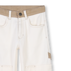Verstelbare broek van twill TIMBERLAND 
                    JONGEN