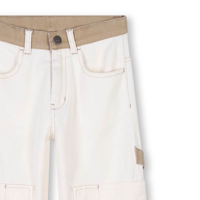 Verstelbare broek van twill TIMBERLAND 
                        BOY