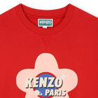 Ongeborsteld fleece sweatshirt KENZO KIDS 
                    GIRL