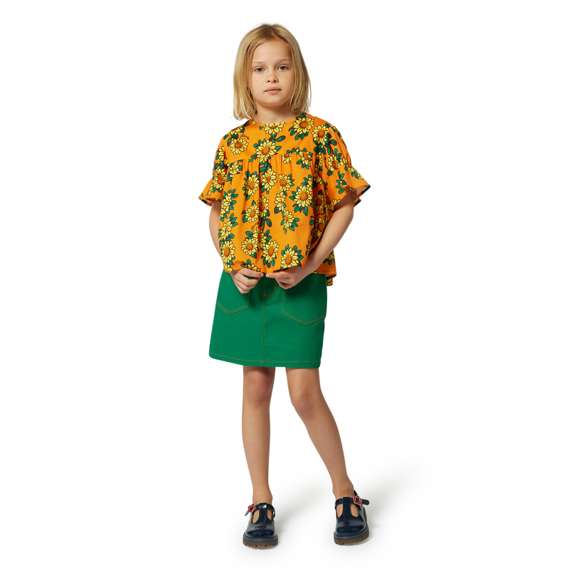 Trapeziumjurk met zakken KENZO KIDS 
                        GIRL