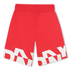 Bermuda van fleece katoen DKNY 
                    BOY