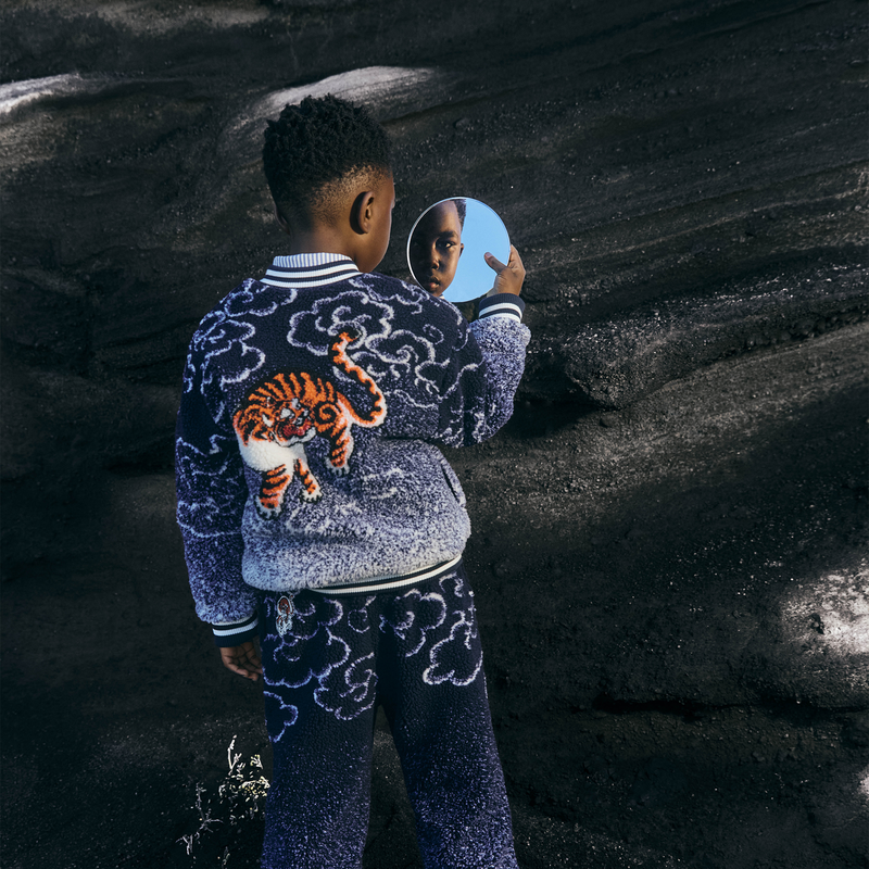 Fluffy fleece jack KENZO KIDS 
                        UNISEX