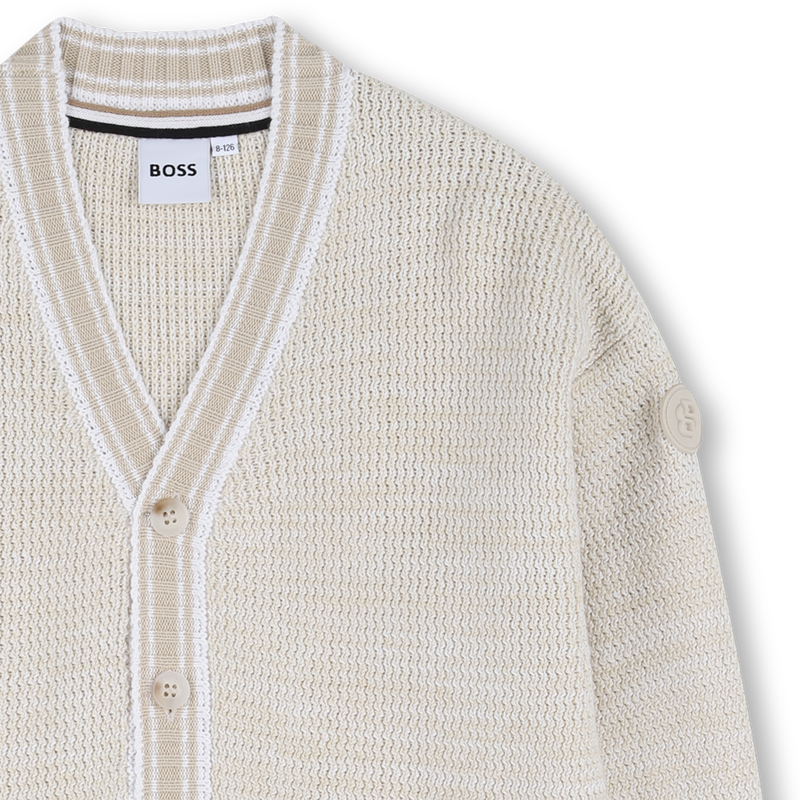 VEST MET KNOPEN BOSS 
                        BOY