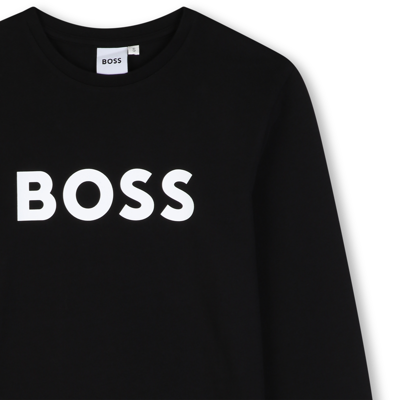 T-shirt met lange mouwen BOSS 
                        JONGEN