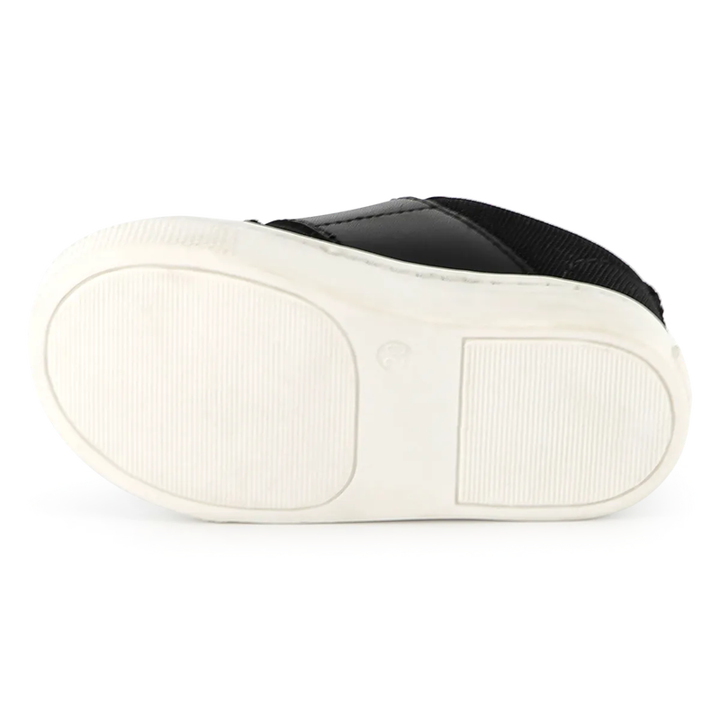 Leren sneakers met klittenband BOSS 
                        BOY