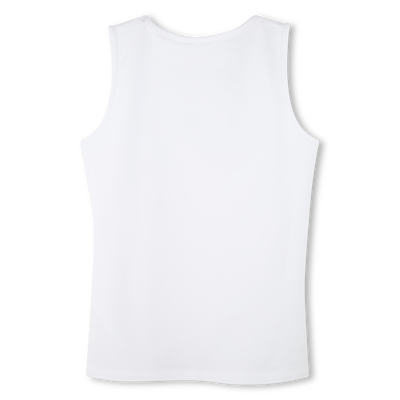 Geborduurde tanktop BOSS GIRL