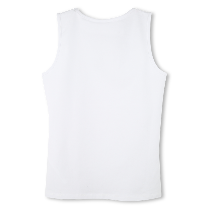 Geborduurde tanktop BOSS 
                        GIRL