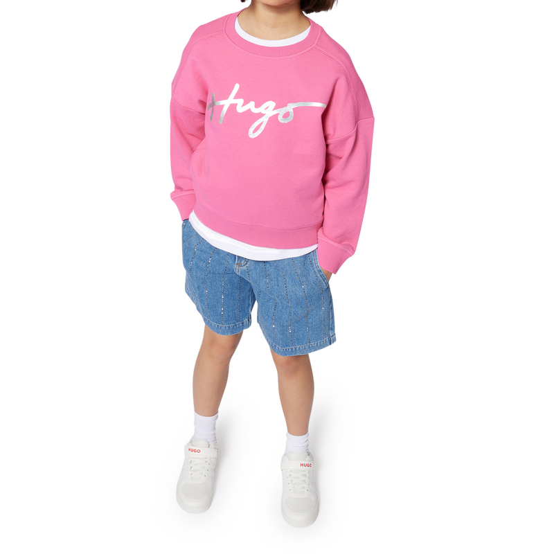 Fleece sweater HUGO 
                        MEISJE