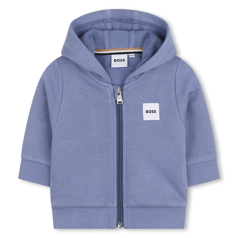 JOGGINGSWEATSHIRT MET RITSSLUITING BOSS 
                        BOY