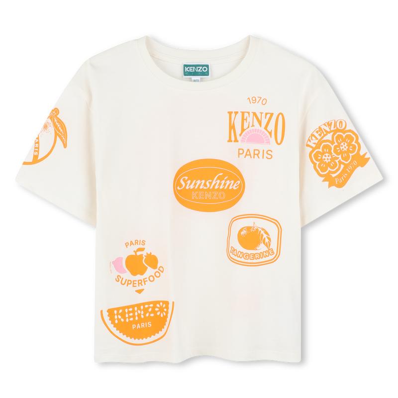 T-shirt met korte mouwen KENZO KIDS 
                        GIRL