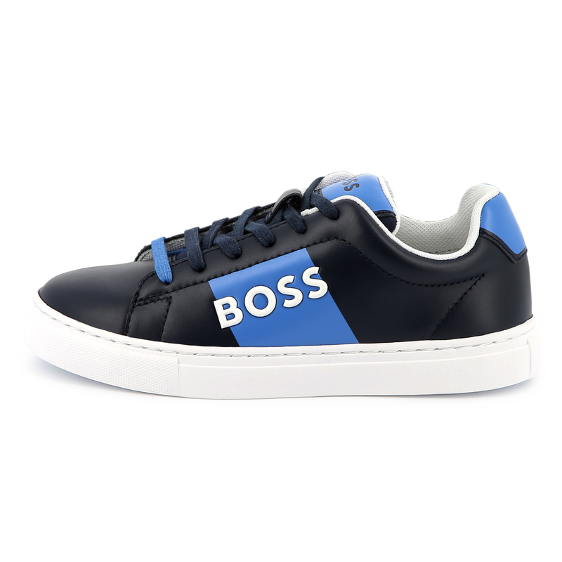 Lederen sneakers met veters BOSS 
                        BOY