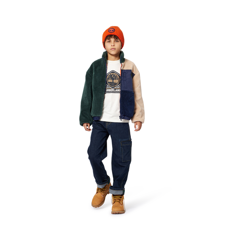 Fluffy fleece vest TIMBERLAND 
                        BOY