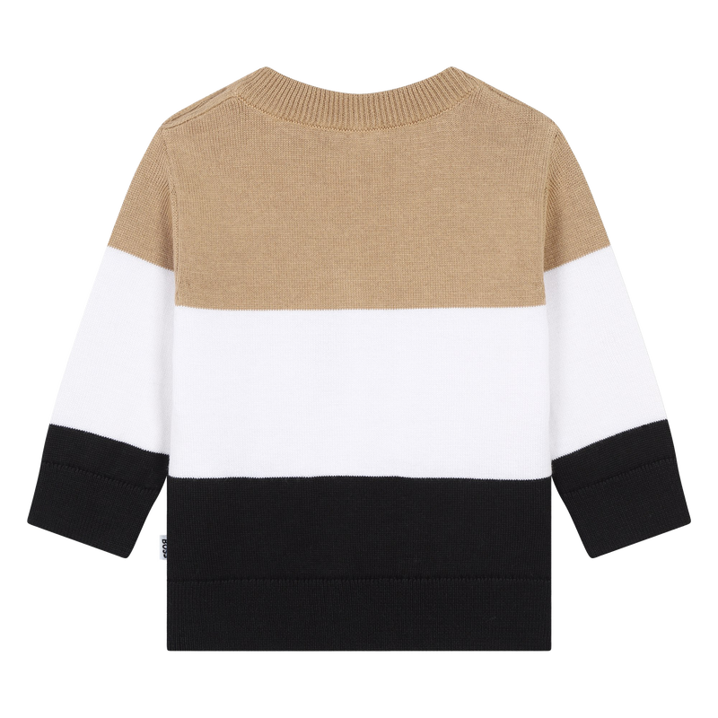 Gestreepte katoenen trui BOSS 
                        BOY