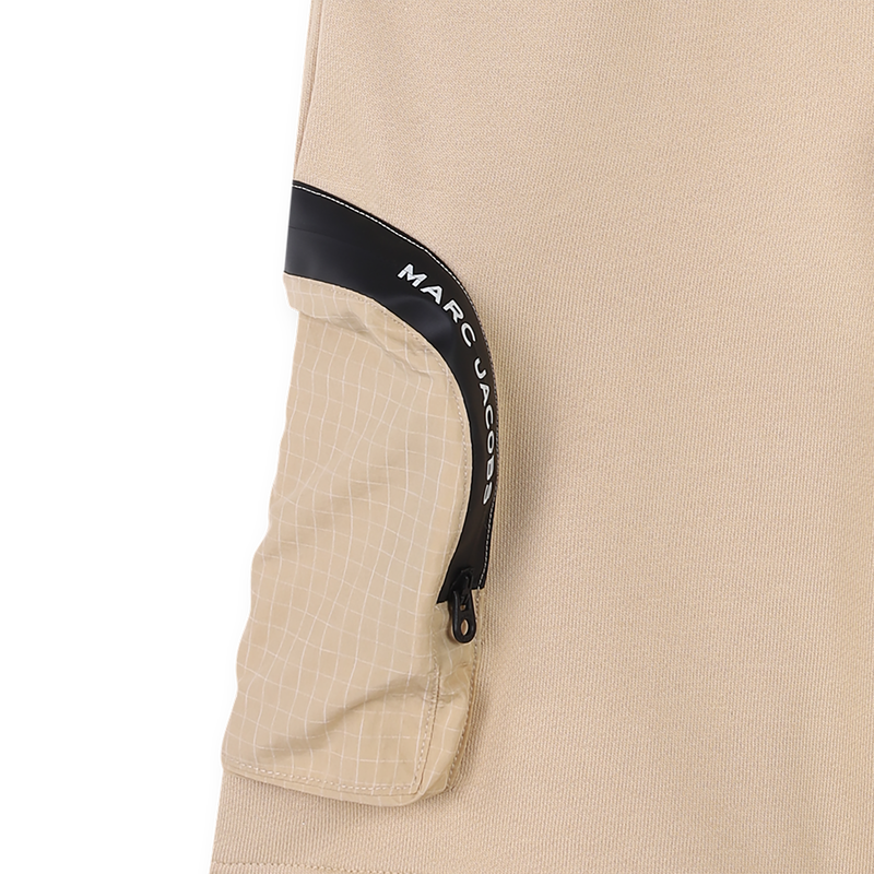 Lange bermuda van katoenfleece MARC JACOBS 
                        BOY