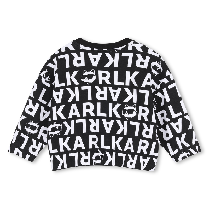 Sweat- en broekset KARL LAGERFELD KIDS 
                        MEISJE
