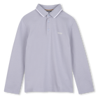 Polo met lange mouwen, LICHT BLAUW, hi-res
