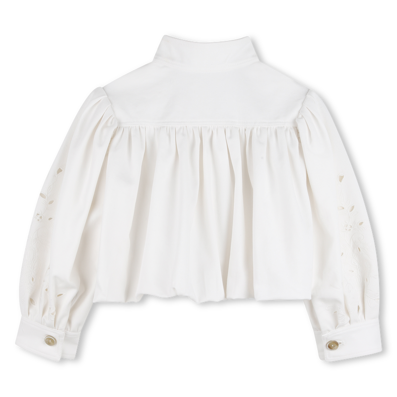 GEBORDUURD JASJE MET BLOEMENPRINT CHLOE 
                        GIRL