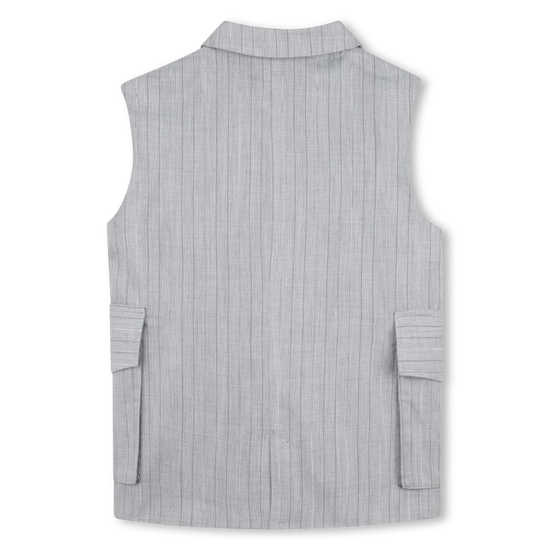 Mouwloos vest met streepjes DKNY 
                        GIRL