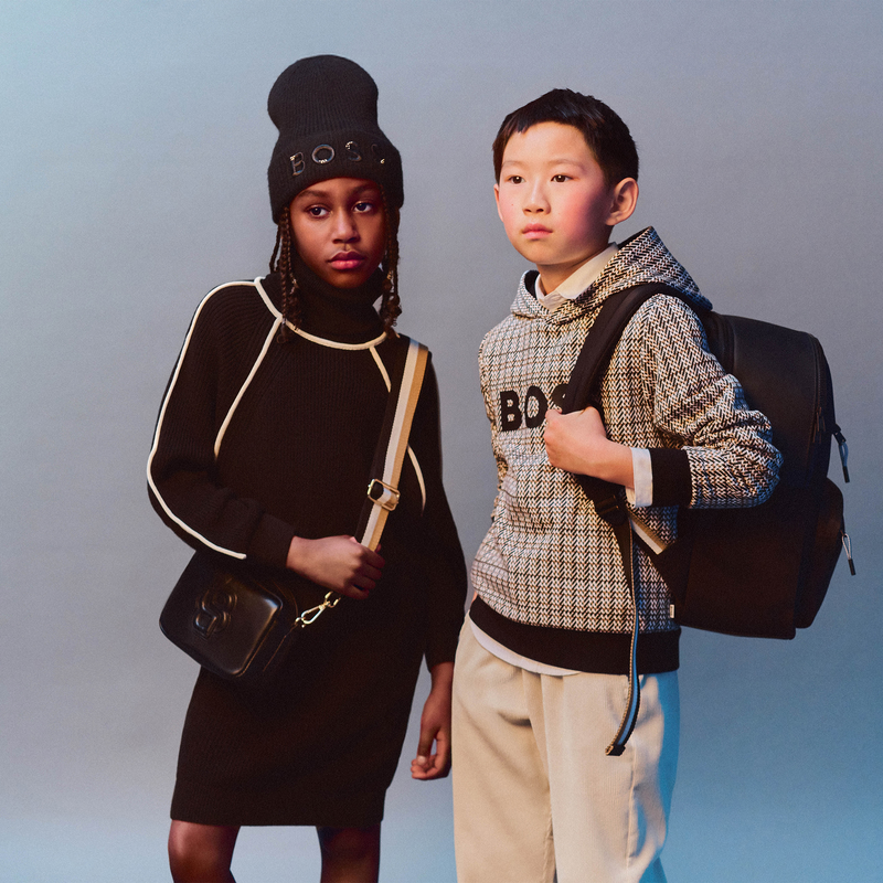 Handtas van gecoat textiel BOSS 
                        GIRL