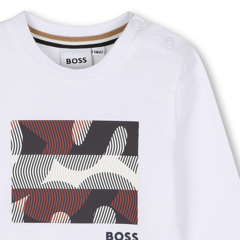 T-shirt met lange mouwen BOSS 
                        BOY