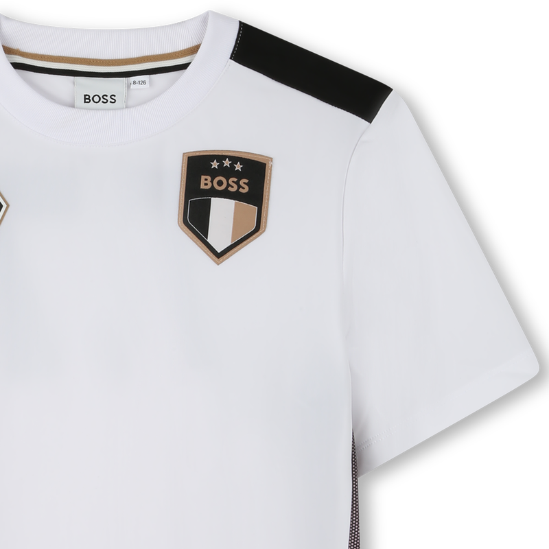 T-shirt met korte mouwen BOSS 
                        BOY